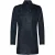 Zachte lange militaire trenchcoat van noodlijdend leer