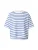 EDITED Shirt ‘Nola’  blauw / wit