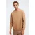 Geribde sweater met ronde hals