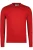 HAKRO Performance Sweatshirt ronde hals rood, Effen