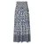 Lollys Laundry gebloemde maxi rok donkerblauw