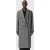 AllSaints Ezra Coat Black/white