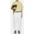 Closed Short Sleeve Tunic Shirts & Blouses Calamatta Yellow