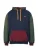 Trendsplant Sweatshirt ‘ COLOR BLOCK ‘  navy / groen / rood