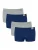 SLOGGI Boxershorts ‘GO Natural’  donkerblauw / grijs