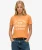 T-shirt met Surf-logo en Aansluitende Pasvorm Orange