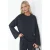 Ontspannen Pasvorm Crew Neck Lange Mouw Blouse