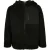Urban Classics Jongens sherpa hooded jacket met rits