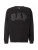 GAP Sweatshirt ‘HERITAGE’  grijs gemêleerd / zwart