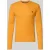 MCNEAL Slim fit gebreide pullover van pure wol met labelstitching