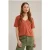 We Fashion T-shirt Rust Brown