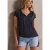 Street One Studio Dames Blouse met rimpels in Blauw