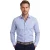 business overhemd Ledub Modern Fit New blauw effen