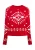 IZIA Trui ‘Hoona’  rood / wit