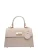 Luisa Vannini Beige Rundleer Tas