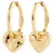PILGRIM gold plated oorbellen Nova