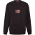 Hugo Heren Danotop Gradiënt Logo Ribbed Sweatshirt (Zwart)