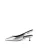 L37 HANDMADE SHOES Slingpumps ‘ELEGANCE ESSENCE’  zilver