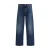 Zonnebloemblauwe Katoenen Relaxed Fit Jeans