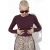 Slim Fit Crewneck Lange Mouwen Blouse