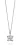 Orphelia Dames 925 Sterling Zilveren Ketting met Hanger – Zilver ZH-4739