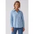 Scotch & Soda Oversized Shirt Cerulean Multi Pinstripe