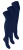 Steven – Dames 3 Paar Over Knie Wol Sokken | Multipack Vrouwen Lange Sokken – Blauw