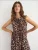 Hiccup Blouse  bruin / cappuccino / zwart