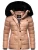 MARIKOO Winterjas ‘Qesraa’  oudroze / zwart