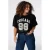 MS Mode Plus Size top met tekst – zwart/ecru