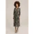 We Fashion Dress Mid Length Dark Green