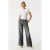 Cup of Joe Denim regular wide leg jeans grey denim