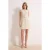 TRENDYOLMİLLA Dames Beige Effen Kort / Mini Mouwloos Casual Blousejurk Jurken