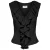 JDY top met textuur zwart