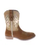 Hip suède cowboylaarzen cognac