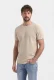 No- Excess T-shirt Crewneck Solid Jacquard 31320230 Basic T-shirts 045 Desert