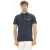 Baldinini Trend Blauwe Katoenen Heren Polo Shirt