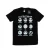 Disney Heren Nightmare Before Christmas Vele gezichten van Jack T-Shirt (Zwart)
