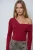 Asymmetrische Halstextuur Gebreide Top
