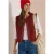 Teddy-vest met softshell-details