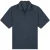 Malelions Men Emblem Seersucker Buttonless Polo | Navy