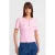 Geribde Brei Blouse met Knopdetail