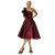 Asymmetrische Midi Schaatser Jurken in Jacquard Dames Goddiva