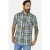 Jan Vanderstorm regular geruit casual overhemd Plus Size blauw