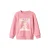 Wheat sweater met print – roze