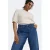 ONLY CARMAKOMA CARGIANNA straight leg jeans Plus Size – donkerblauw