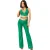 Missy Empire Dames Nepleren Corset Top (Groen)