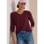 Trui met V-hals in two-tone-look
