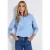 Street One Dames Zakelijk overhemd blouse in Blauw