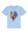 watabout.kids Shirt ‘Grimmiger Gockel’  blauw / lichtblauw / oranje / rood